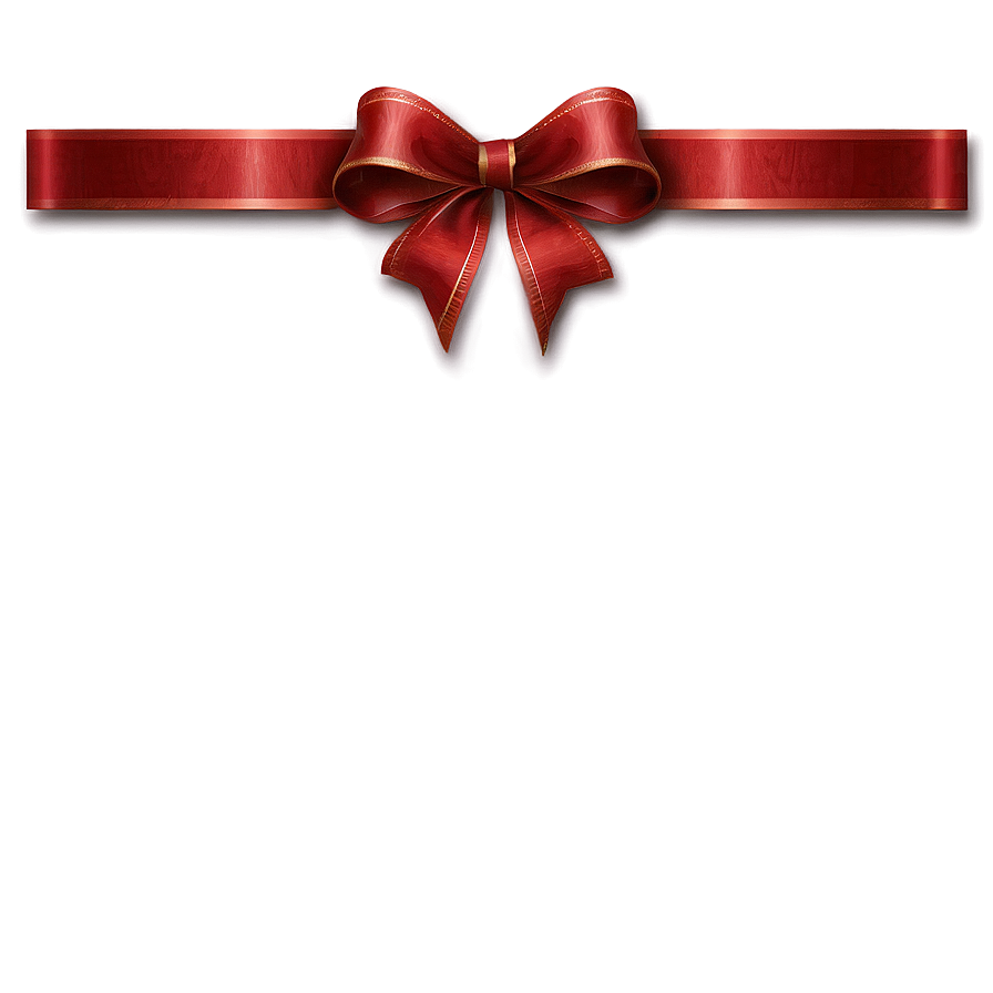 Festive Red Ribbon Png 84 PNG
