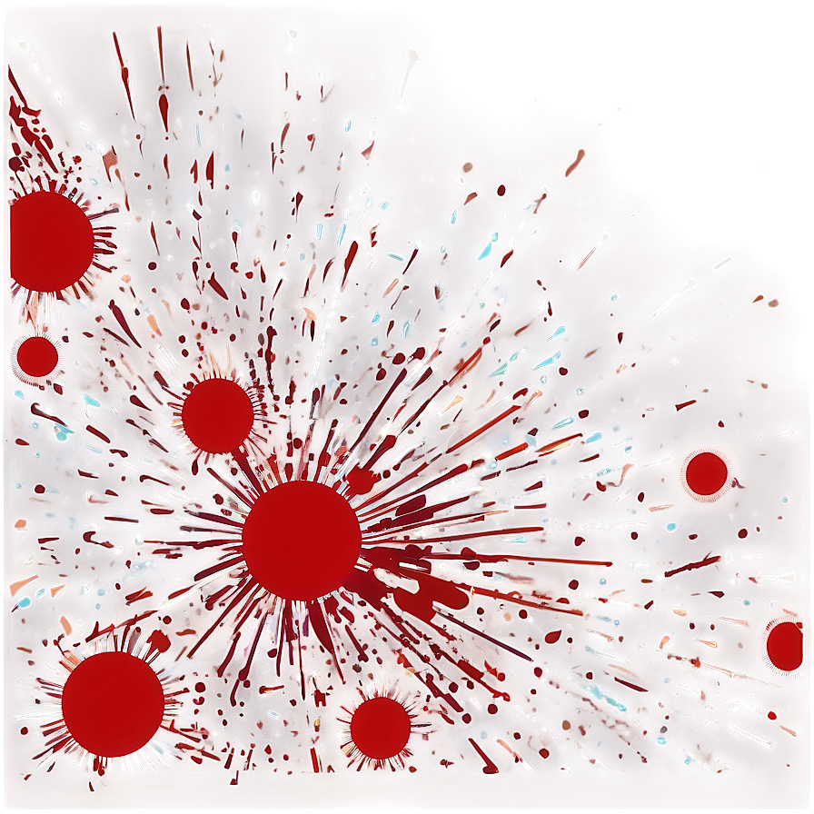 Festive Red Splatter Texture Png Ksj21 PNG