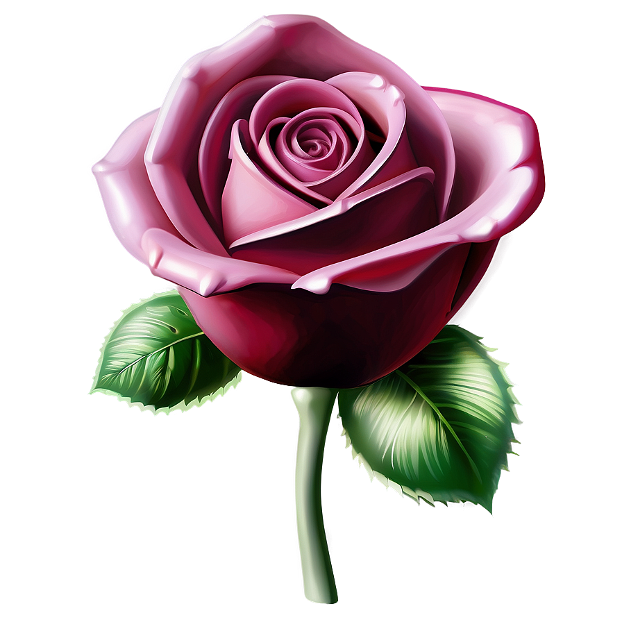 Festive Rose Clipart Png 06272024 PNG