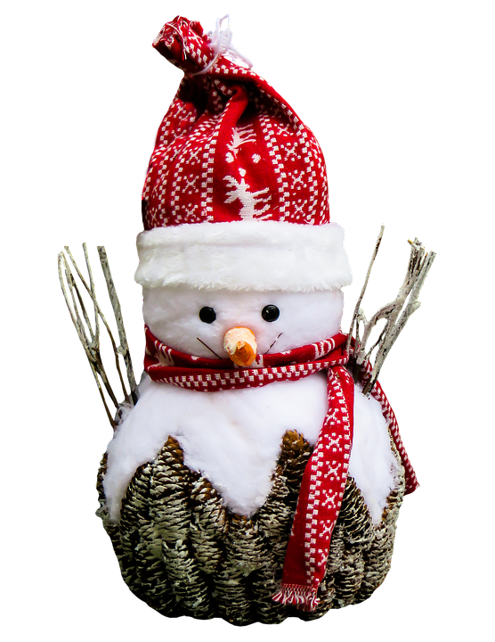 Festive Snowman Decoration PNG