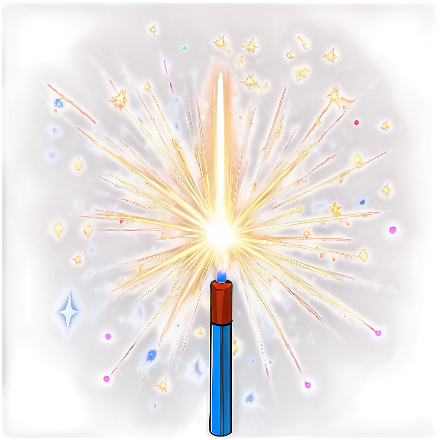 Festive Sparklers Light Png 06242024 PNG