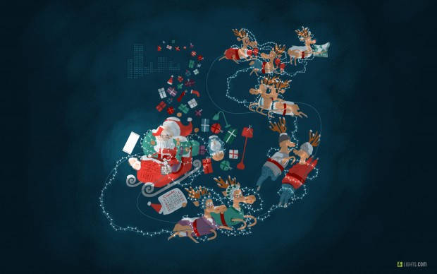 Festive Spirit - Merry Christmas Wallpaper