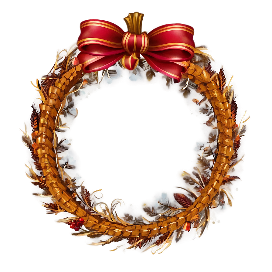 Festive Thanksgiving Border Png Kyc85 PNG