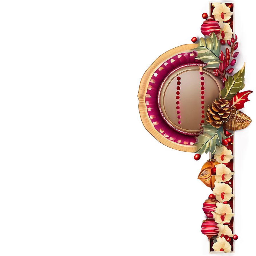 Festive Thanksgiving Border Png Vtb PNG