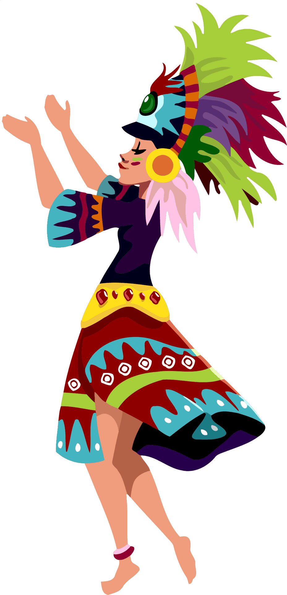 Festive_ Dance_ Animated_ Character PNG