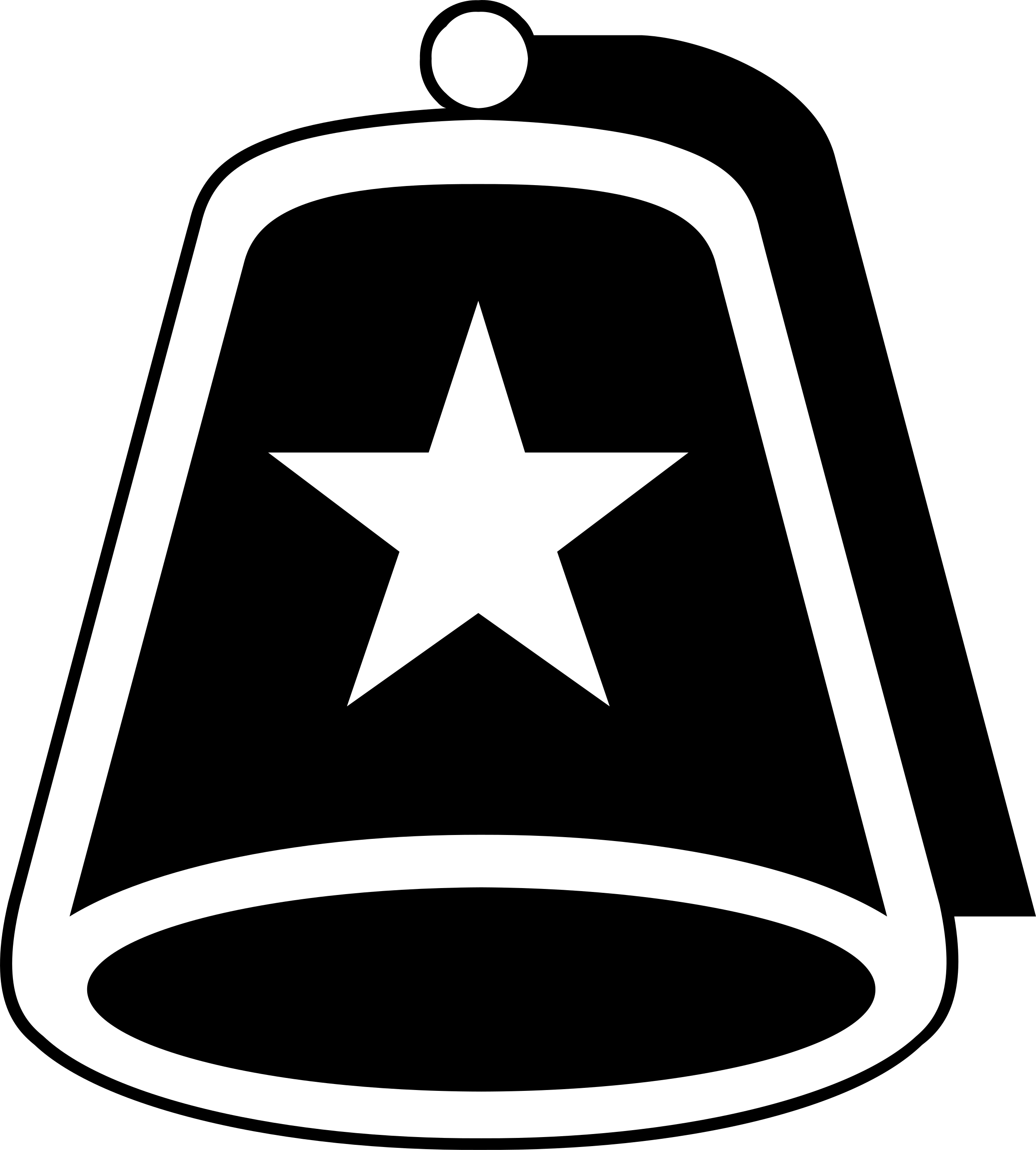 Fez Hat Icon Blackand White PNG