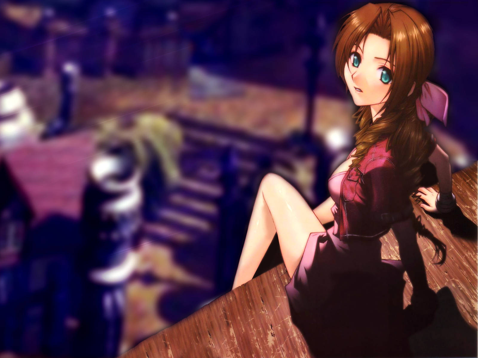 Ff7 Aerith By Wallpaper