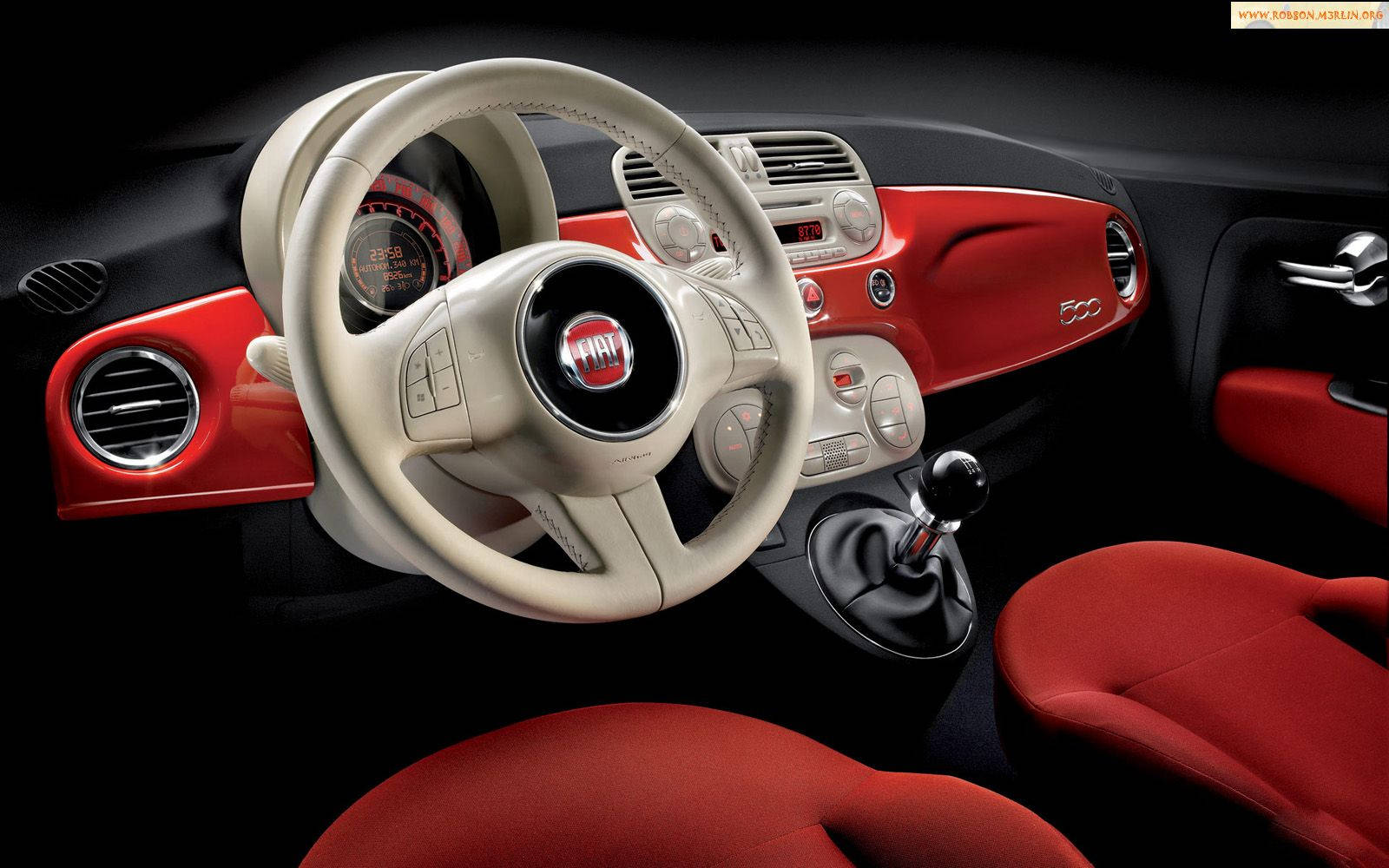 Fiat 500 Interior Steering Wheel