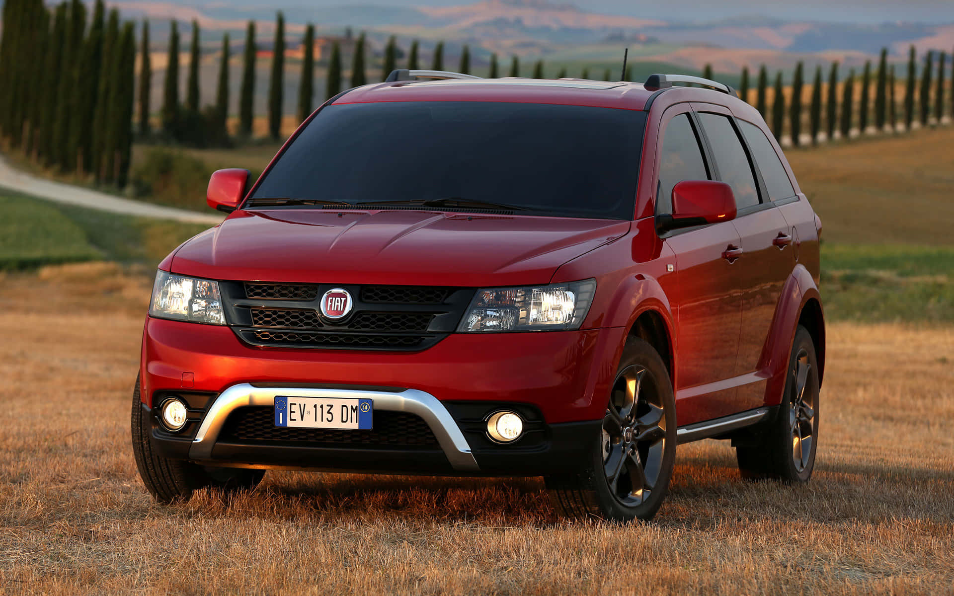 Fiat Freemont Rouge Crossover S U V Fond d'écran