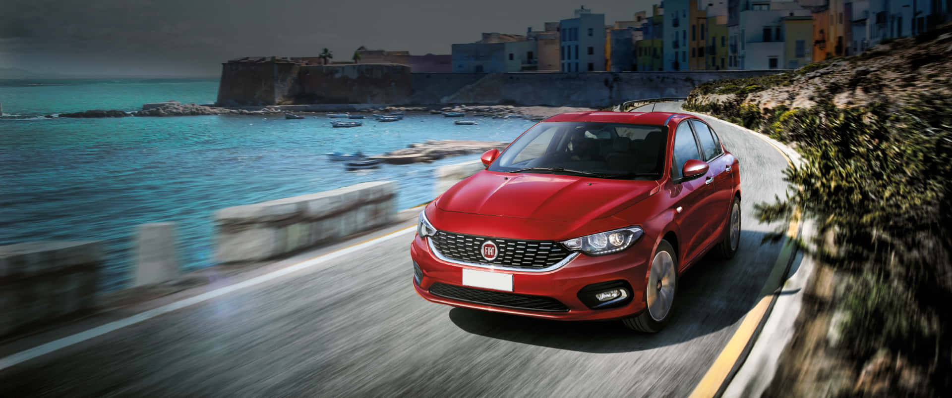 Fiat Tipo in Motion Wallpaper