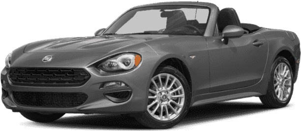 Fiat124 Spider Convertible Side View PNG
