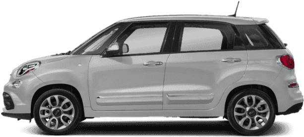 Fiat500 L Side View PNG