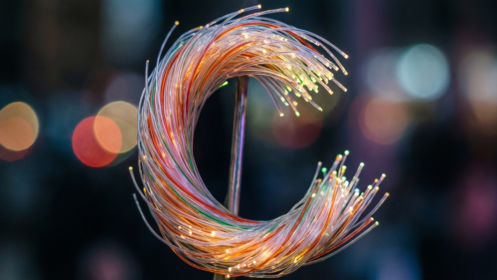 Support en Fibre Optique Fonds d'écran