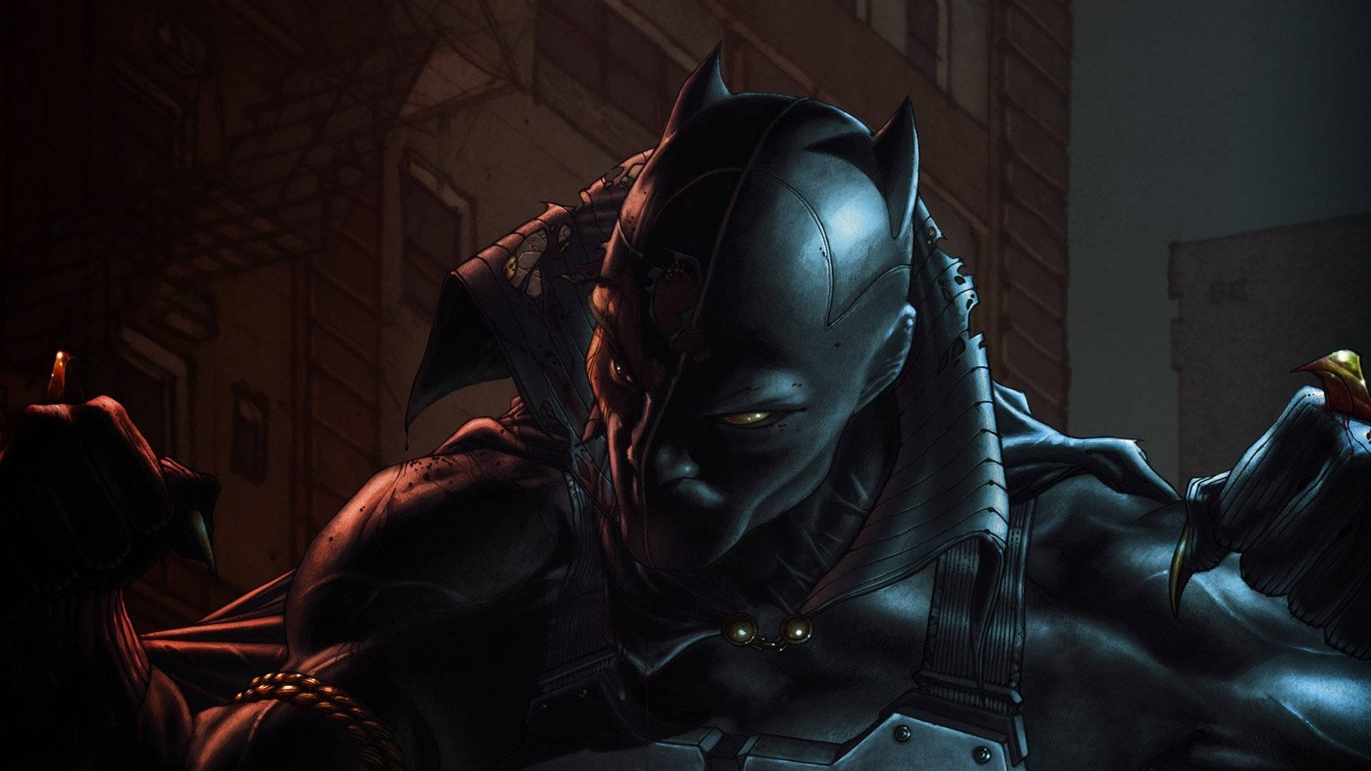 Fictional Black Panther Origin Background