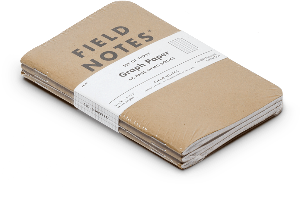 Field Notes Graph Paper Notebooks PNG