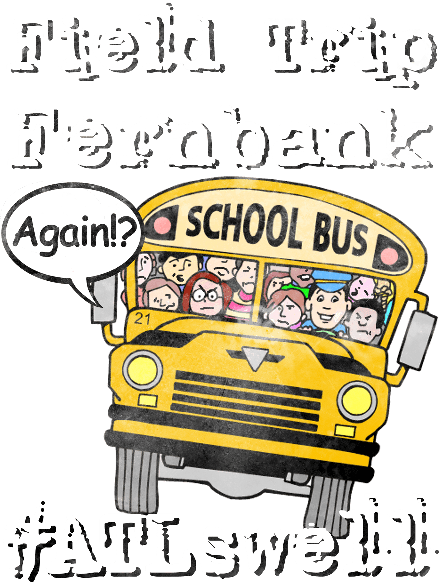 Field Trip Fernbank School Bus Cartoon PNG