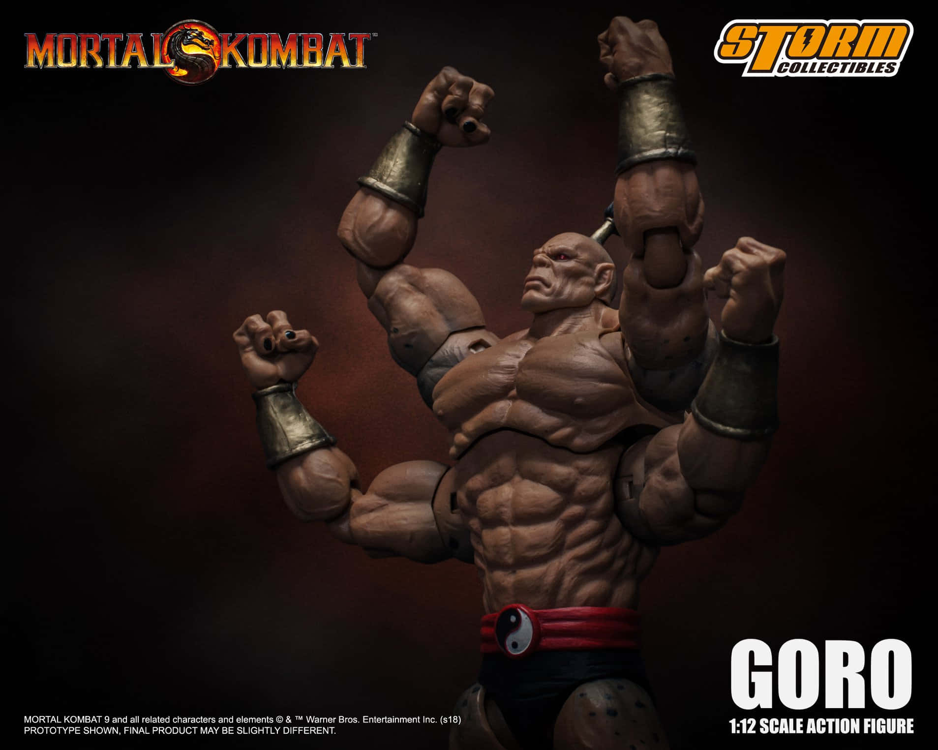 Fierce And Ready - Goro From Mortal Kombat Wallpaper