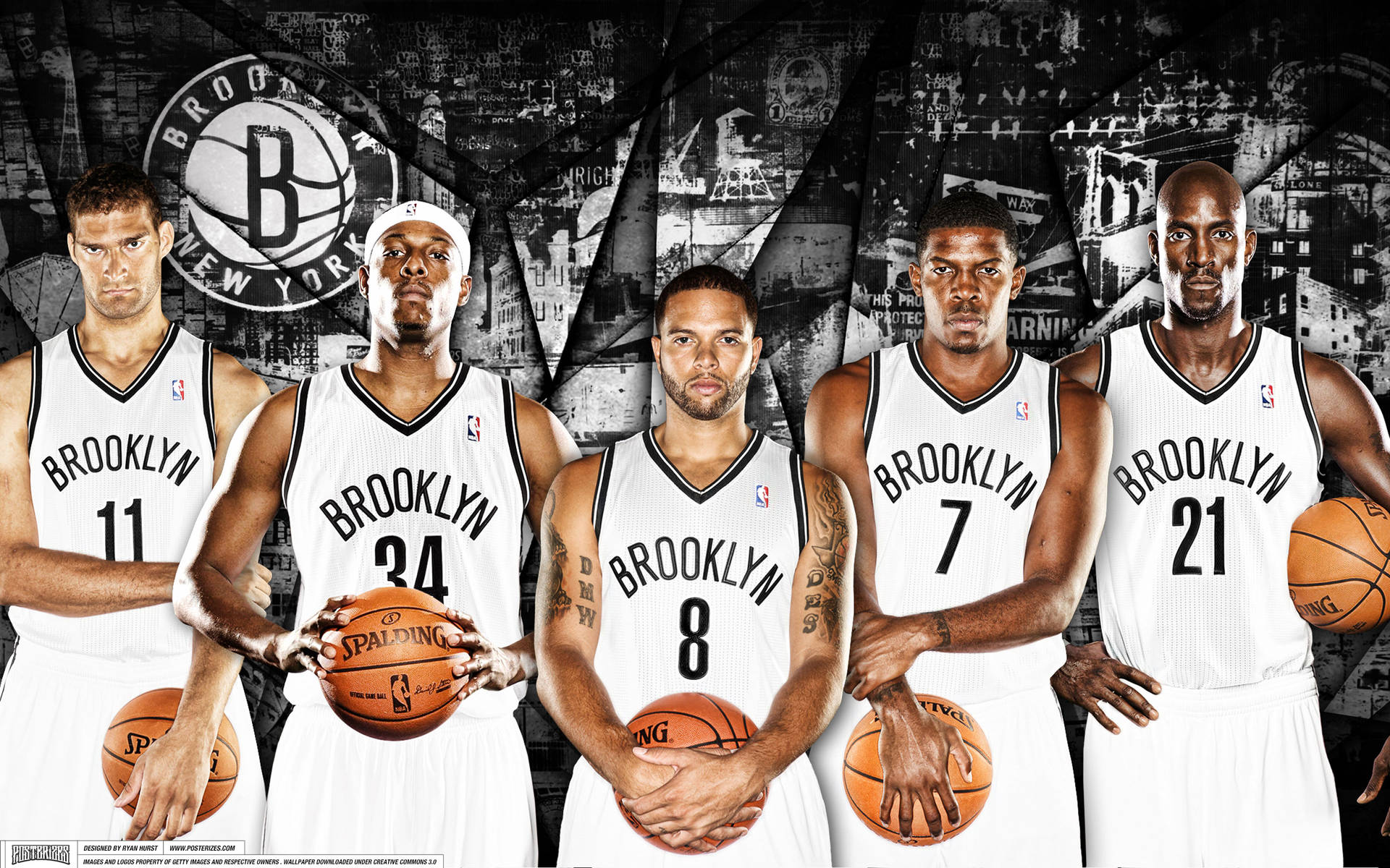 Download Fierce Brooklyn Nets Players Wallpaper