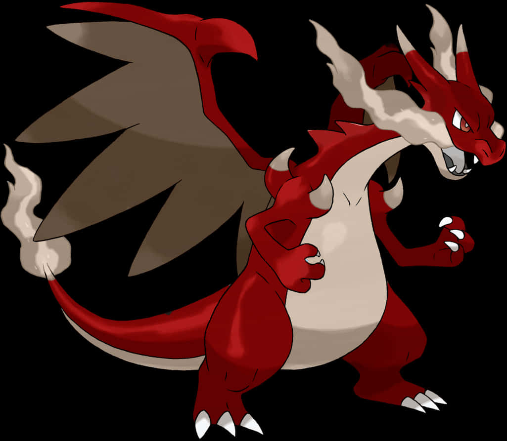 Fierce Charizard Pokemon PNG