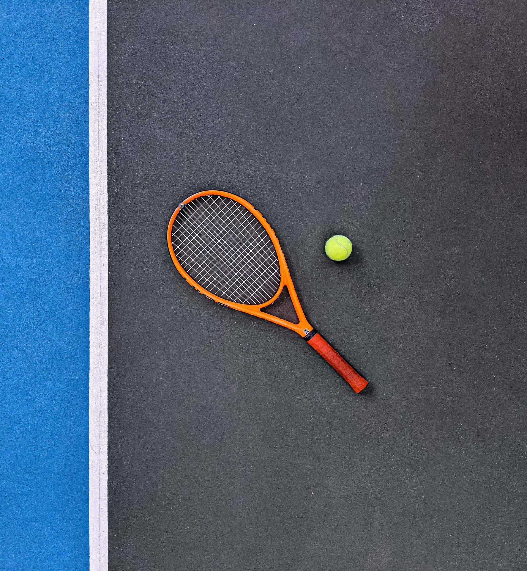 Fierce Competitors On A Sunny Tennis Court