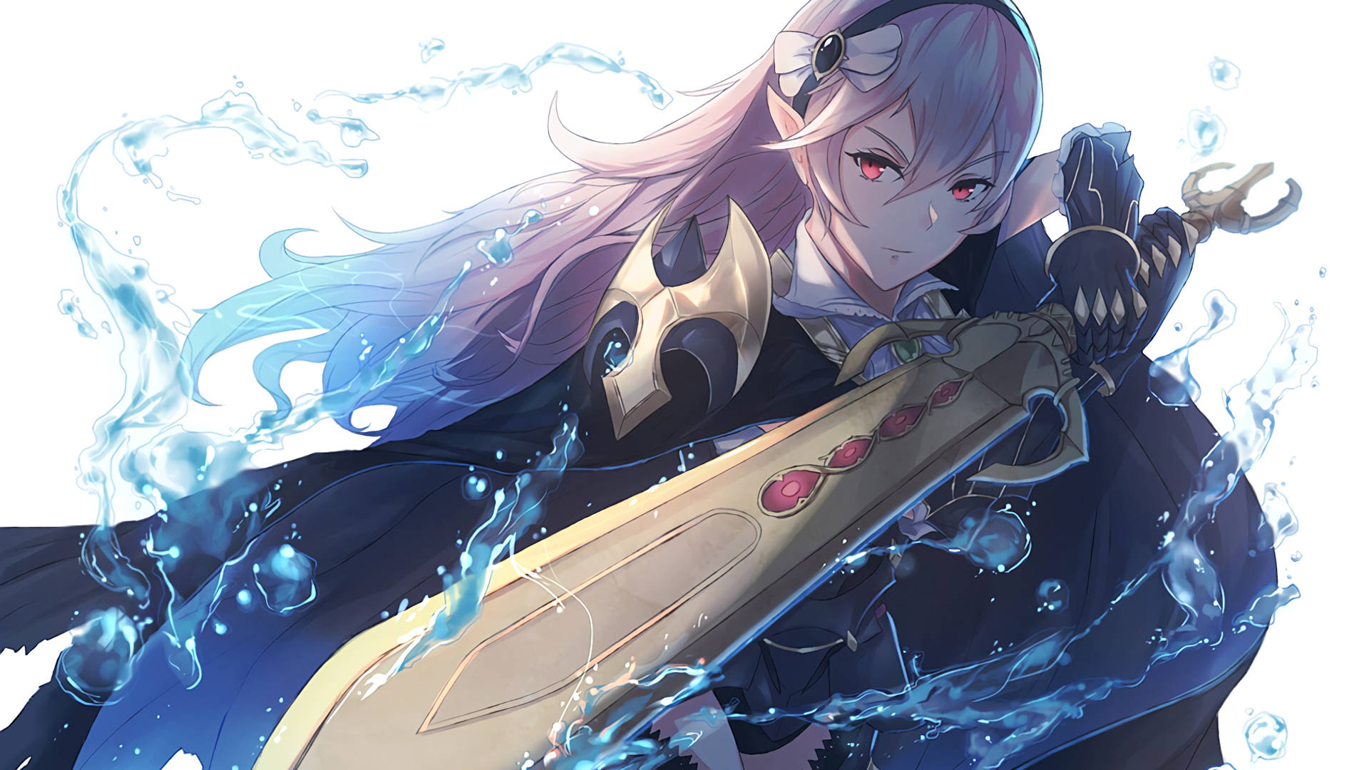 Unstoppable Hero Corrin, from the Fire Emblem Series Wallpaper