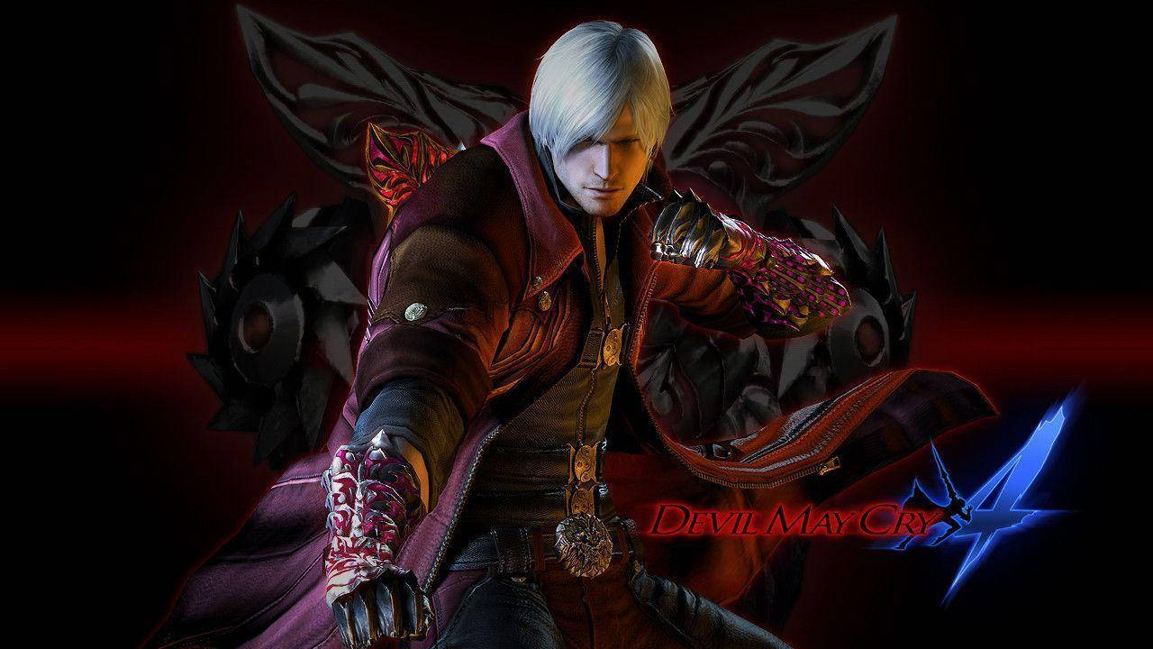 Jagtror Att Du Söker Efter En Tapet Med Dante Från Devil May Cry. Vi Har Ett Bra Urval Av Tapeter Med Honom I Olika Positioner Och Handlingar. Vilken Är Din Favoritbild Av Dante? Wallpaper