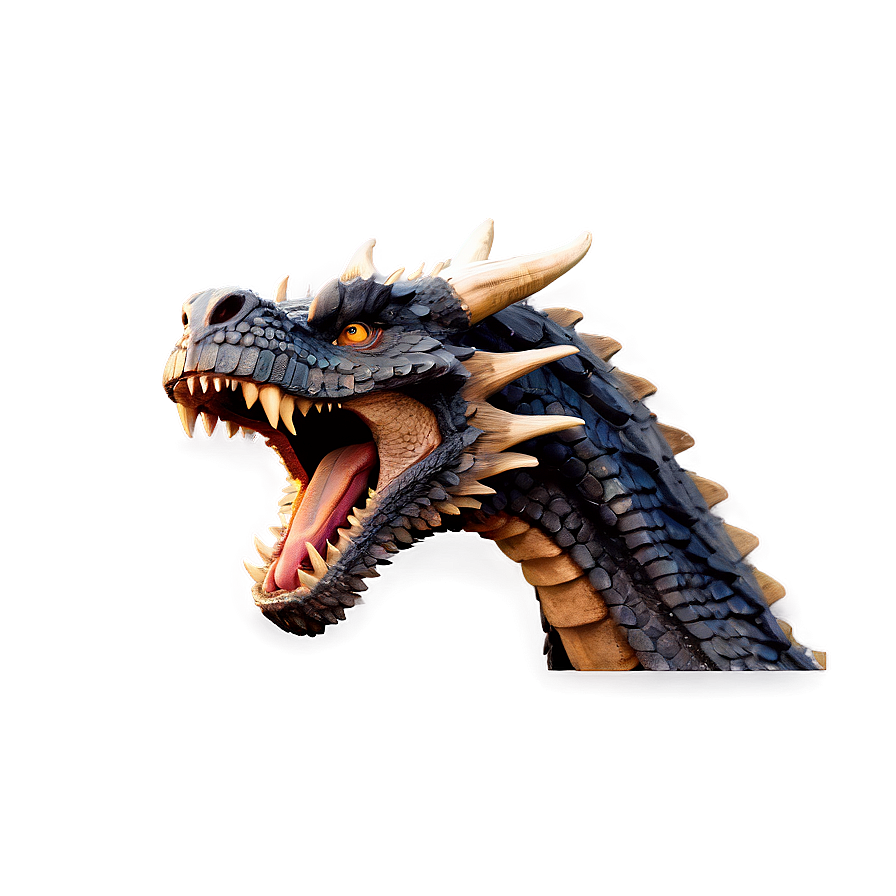 Fierce Dragon Roar Png 05032024 PNG
