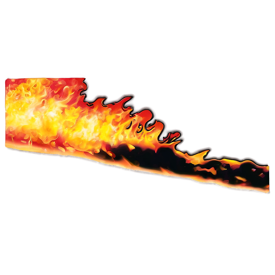 Fierce Fire Border Png 31 PNG