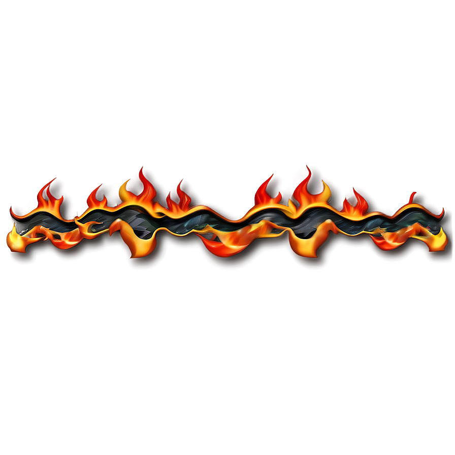 Fierce Fire Border Png 31 PNG