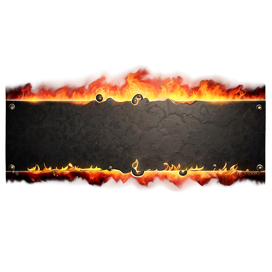 Fierce Fire Border Png 7 PNG