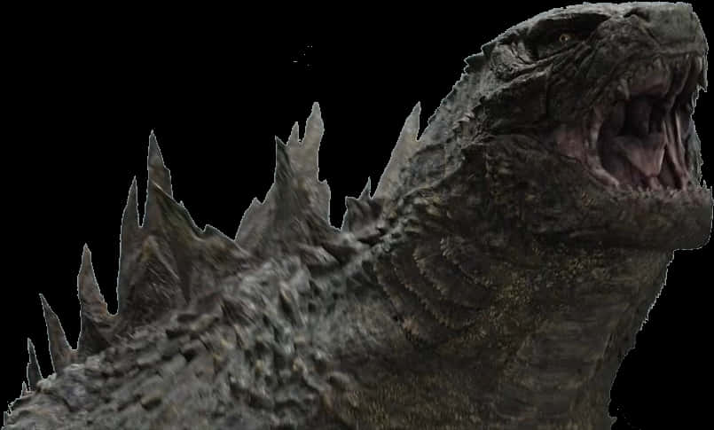 Fierce Godzilla Profile PNG