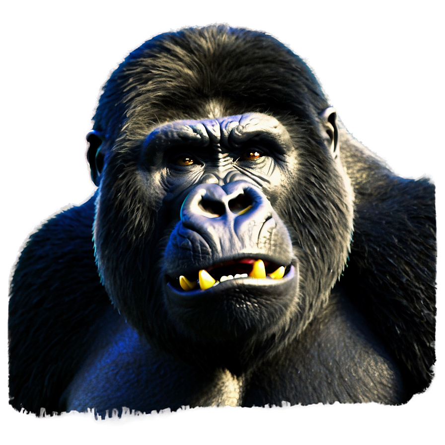 Fierce Gorilla Face Png 89 PNG