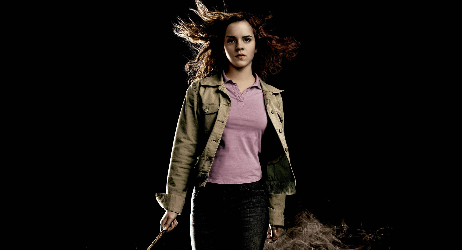 Hermione Granger is a fierce and powerful witch Wallpaper