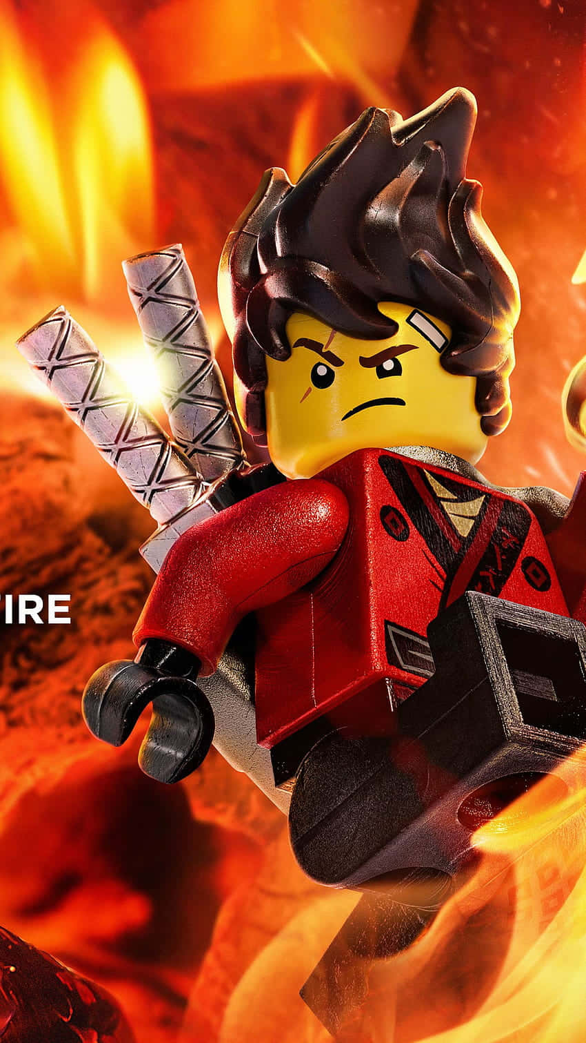 Fierce Kai From The Lego Ninjago Movie Wallpaper
