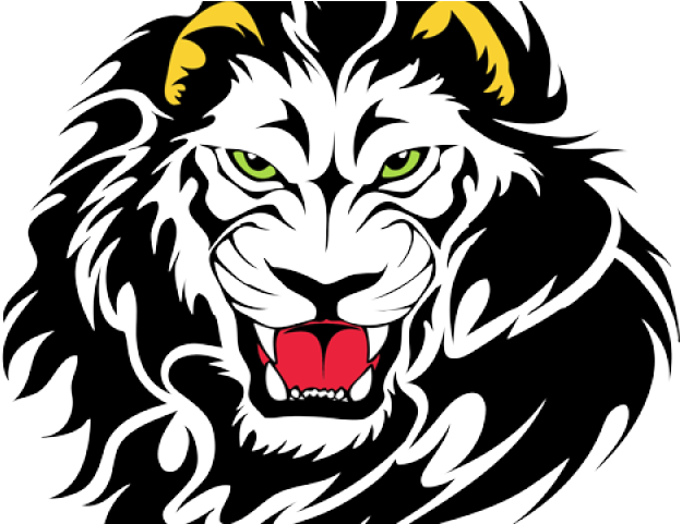 Fierce Lion Tattoo Design PNG