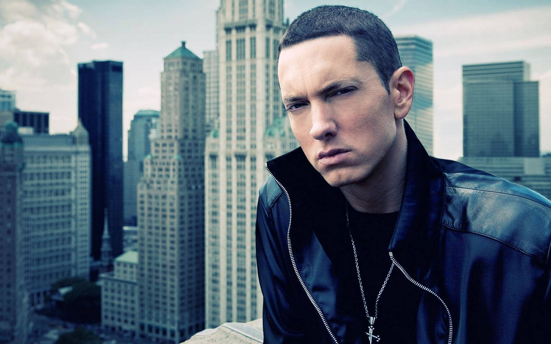 Fierce Rapper Eminem Wallpaper