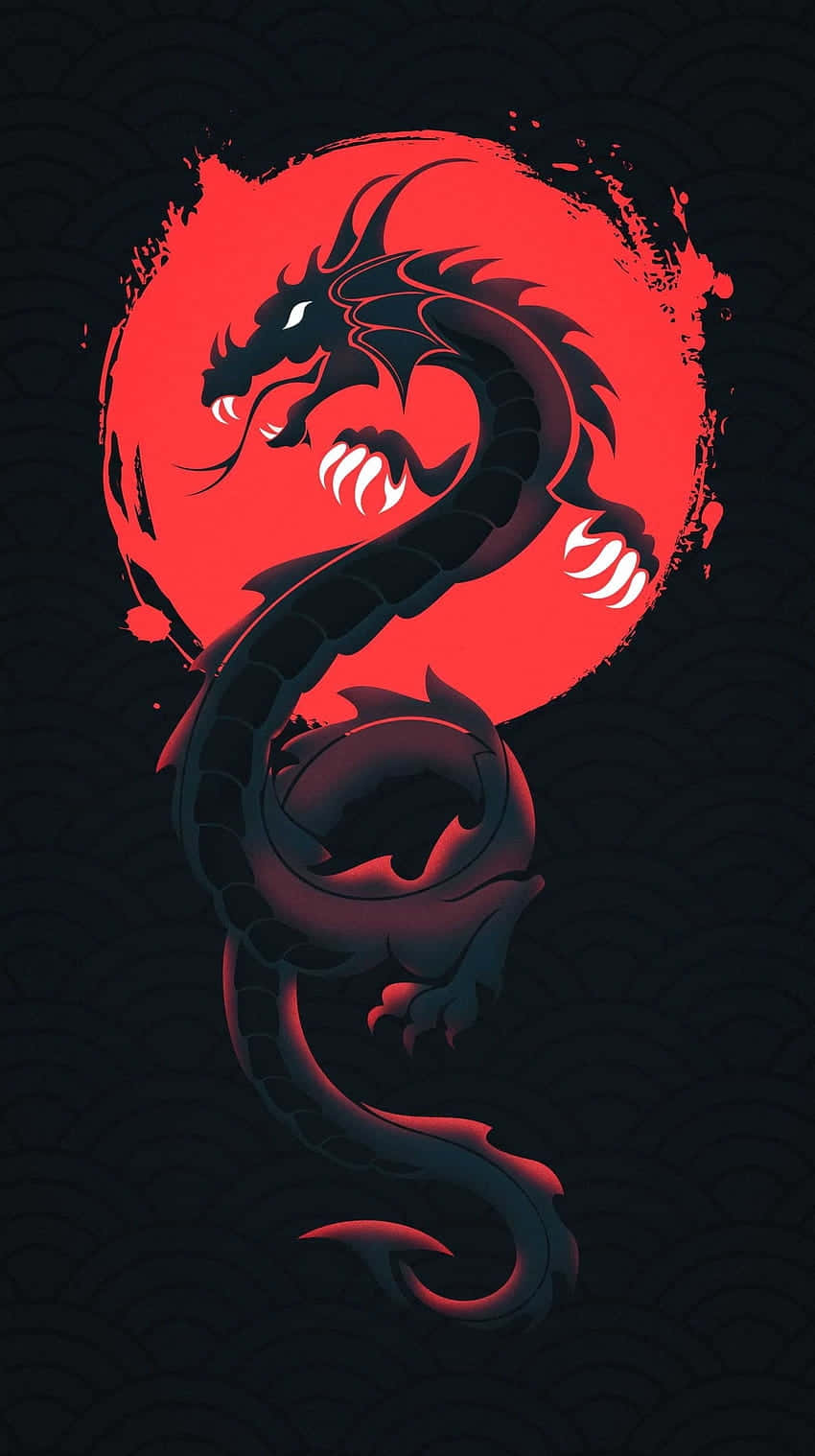 Fierce_ Red_ Dragon_ Artwork Wallpaper