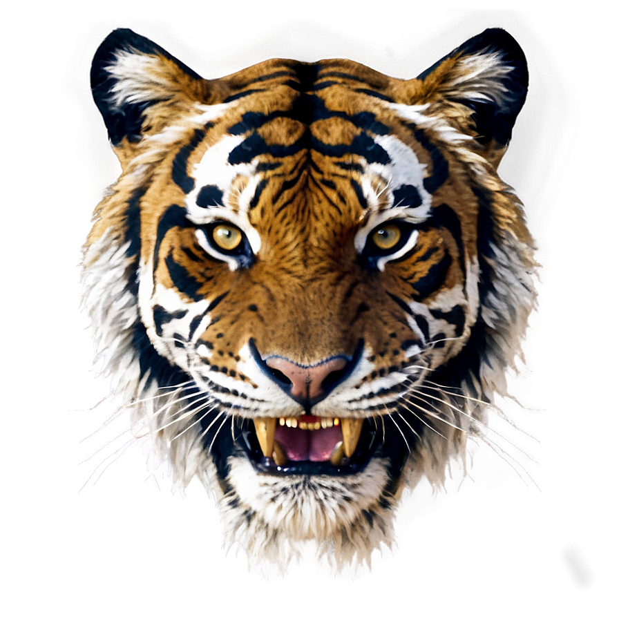 Fierce Tiger Face Png Crs94 PNG