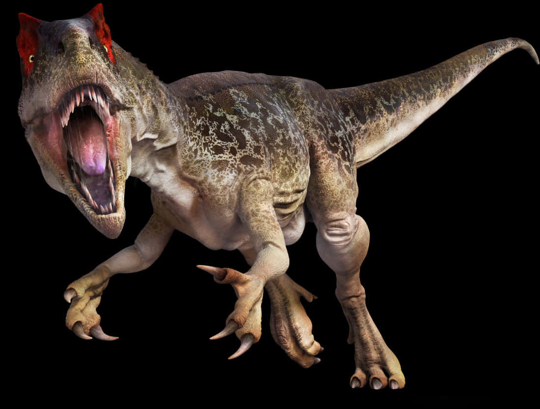 Fierce_ Tyrannosaurus_ Rex_ Roaring PNG