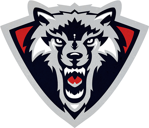 Fierce Wolf Shield Logo PNG