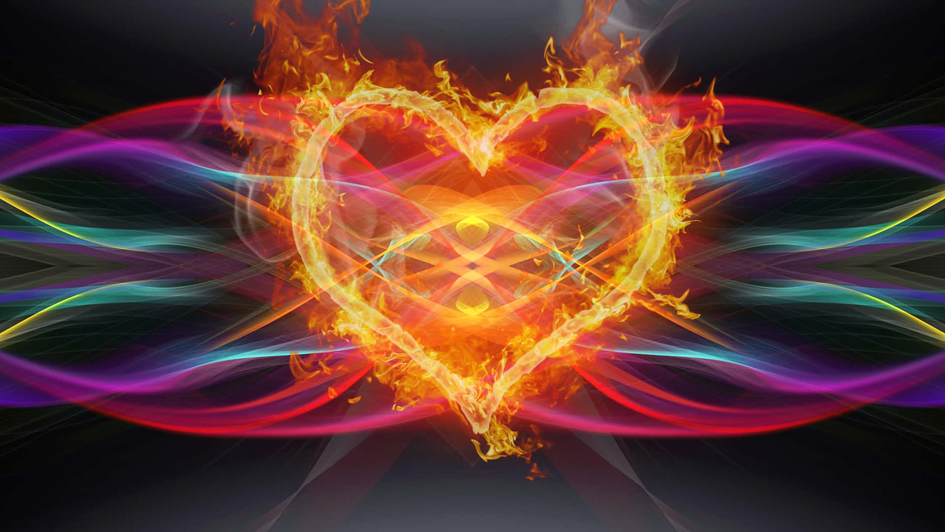 A Heart With Fire And Light