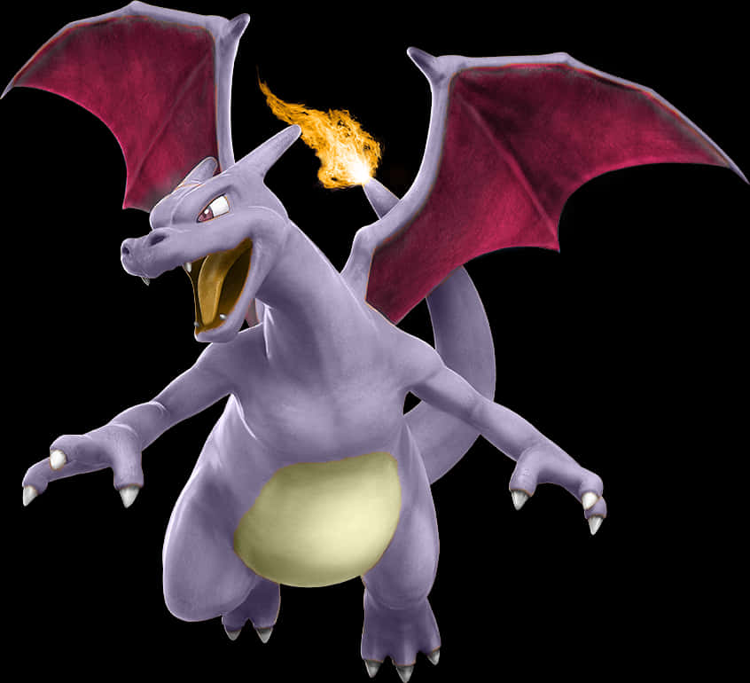 Fiery Breath Charizard PNG