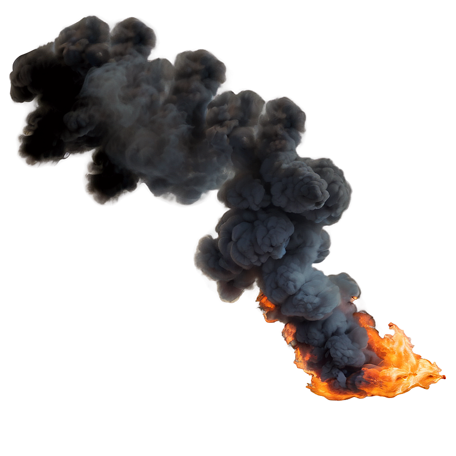 Fiery Burnout Smoke Png Qvg74 PNG