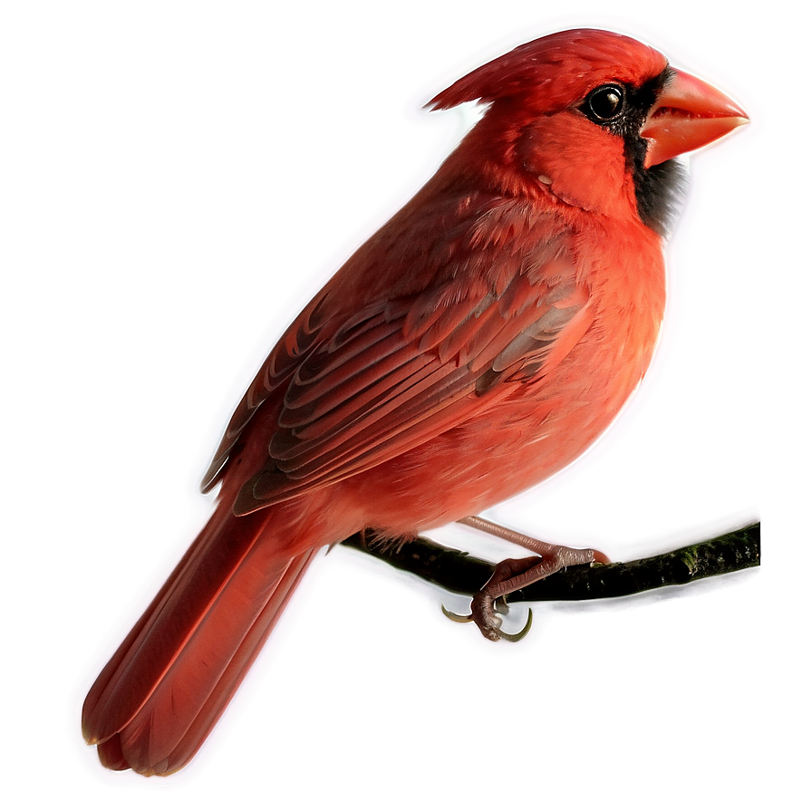 Fiery Cardinal Art Png Yjf PNG