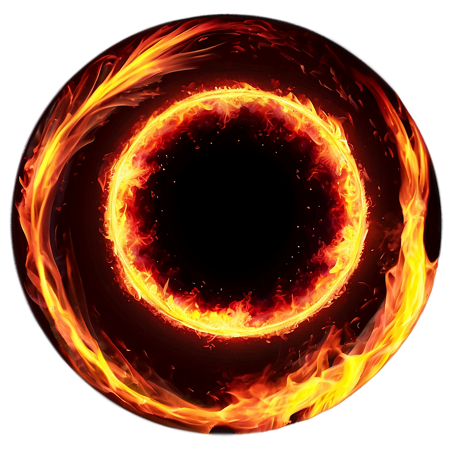 Fiery Circle Effect Png Nmu PNG