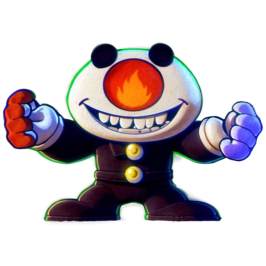 Fiery Cuphead Boss Fight Png Uiw PNG