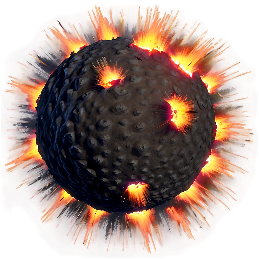 Fiery Detonation Png 06122024 PNG