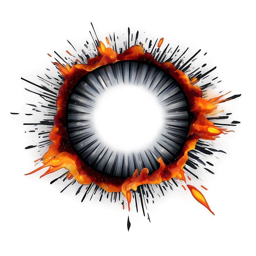 Fiery Explosion Design Png 21 PNG