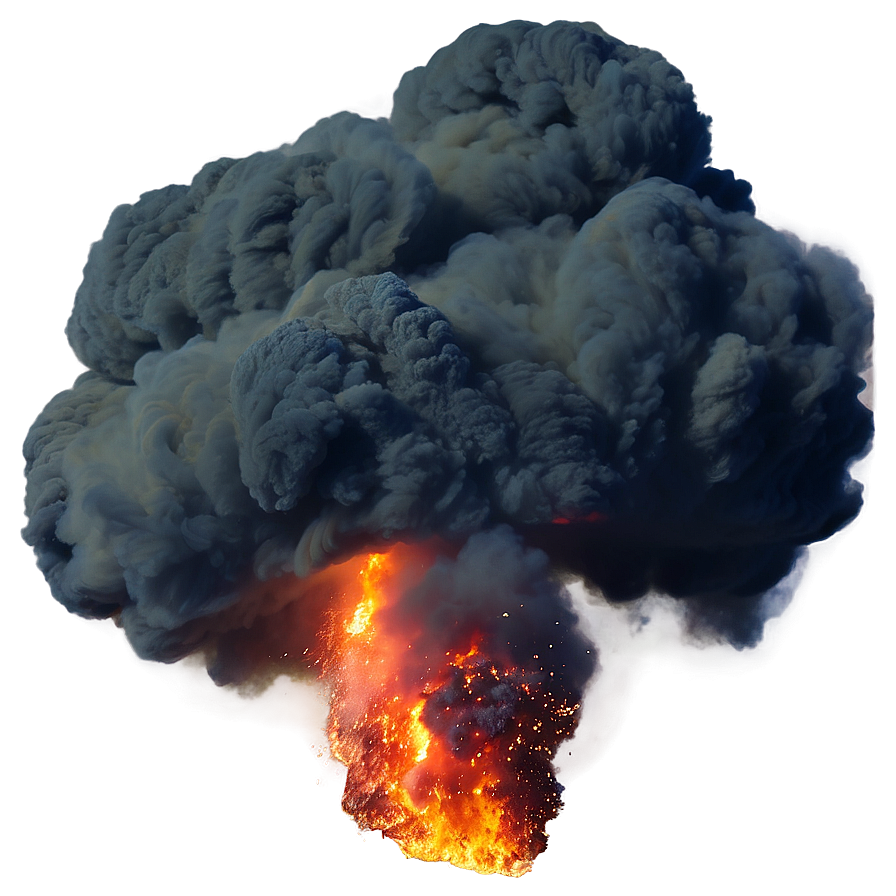 Fiery Explosion Overlay Png Vtm26 PNG