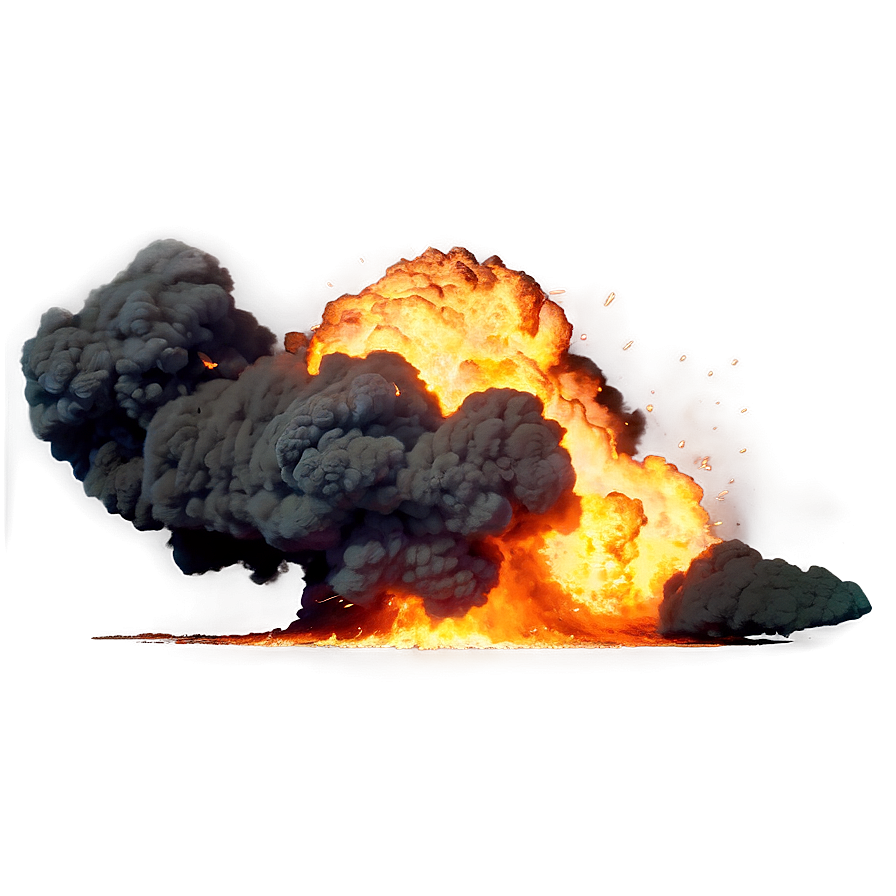 Fiery Explosion Png B PNG